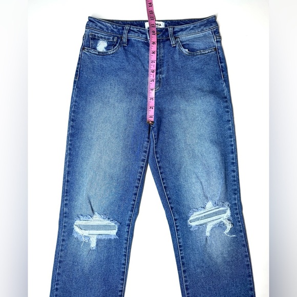RSQ Women’s High Rise Straight Leg Distressed Women's Jeans Size- 30 - Picture 5 of 10